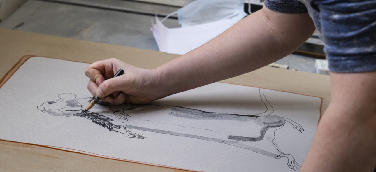 Lotte van Lieshout Lithografie