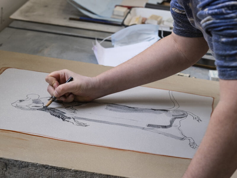 Lotte van Lieshout Lithografie