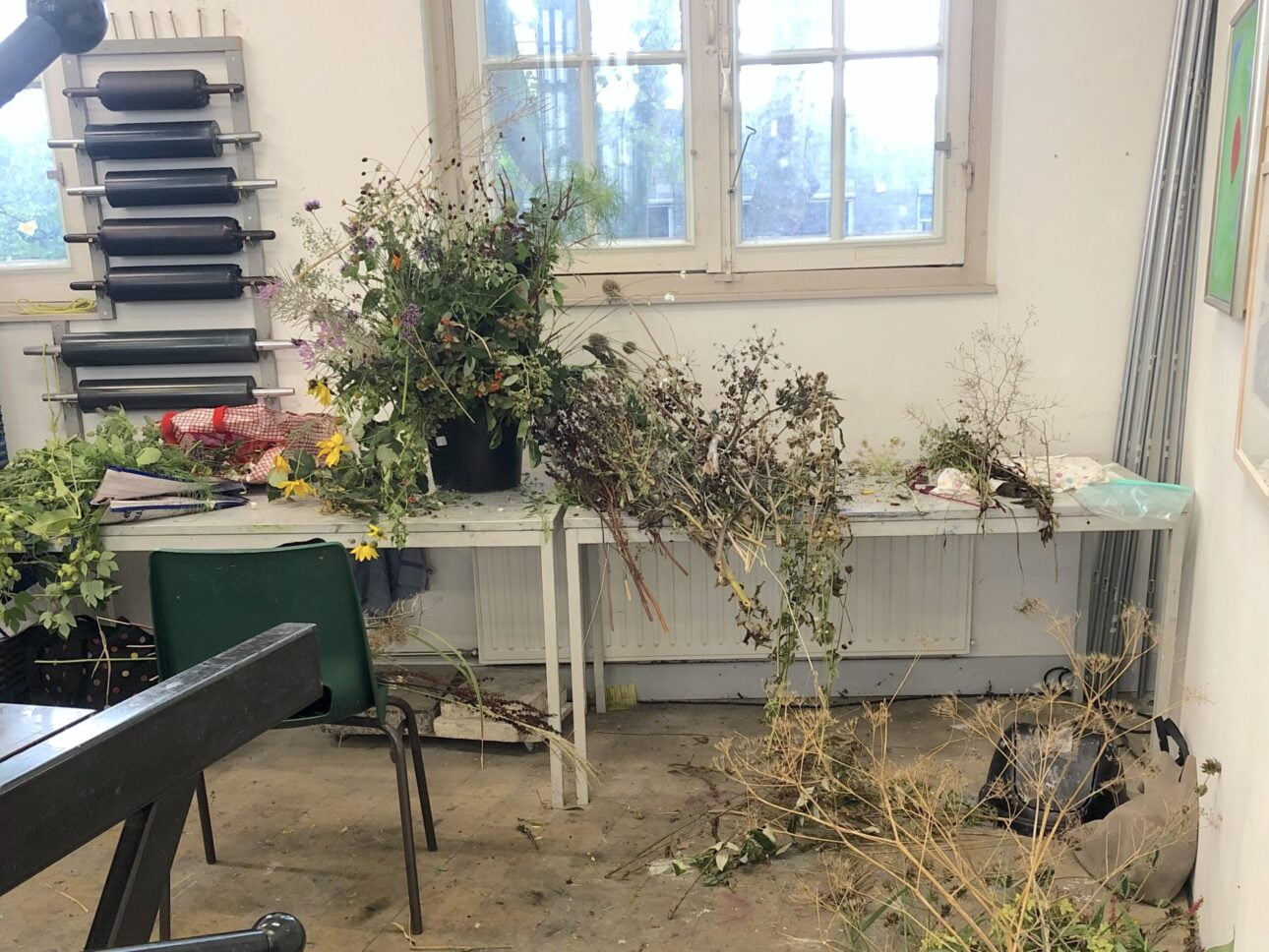 Natureprint in het Grafisch Atelier