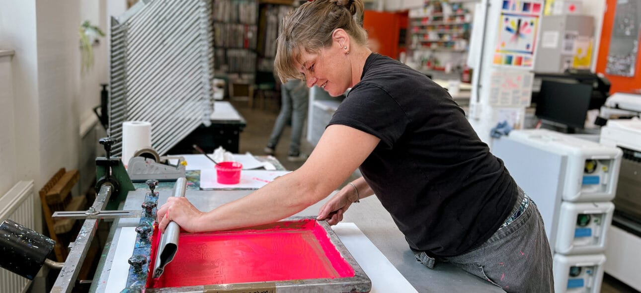 werkplaatsmeester merel zeefdrukt
