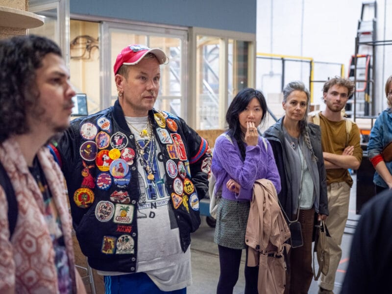 Kunstenaars Light on Labs 2026 maken kennis met SPARK Lab